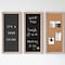 Martha Stewart Everette 18in. x 24in. Cork Board, Chlk Board, Lttr Board Set w/Psh Pns, Mgnts, Liqd Chalk, Letters BR-DK20221011-1-LN-MS - alternate 10